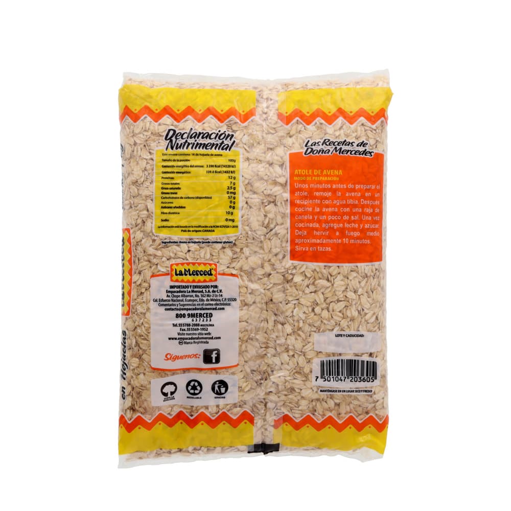 Avena en hojuela La Merced (400 g / 14.11 oz) - Miniatura 2