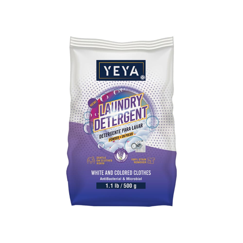 Detergente en polvo con aroma a lavanda Yeya (500 g / 1.1 lb) - Imagen 1