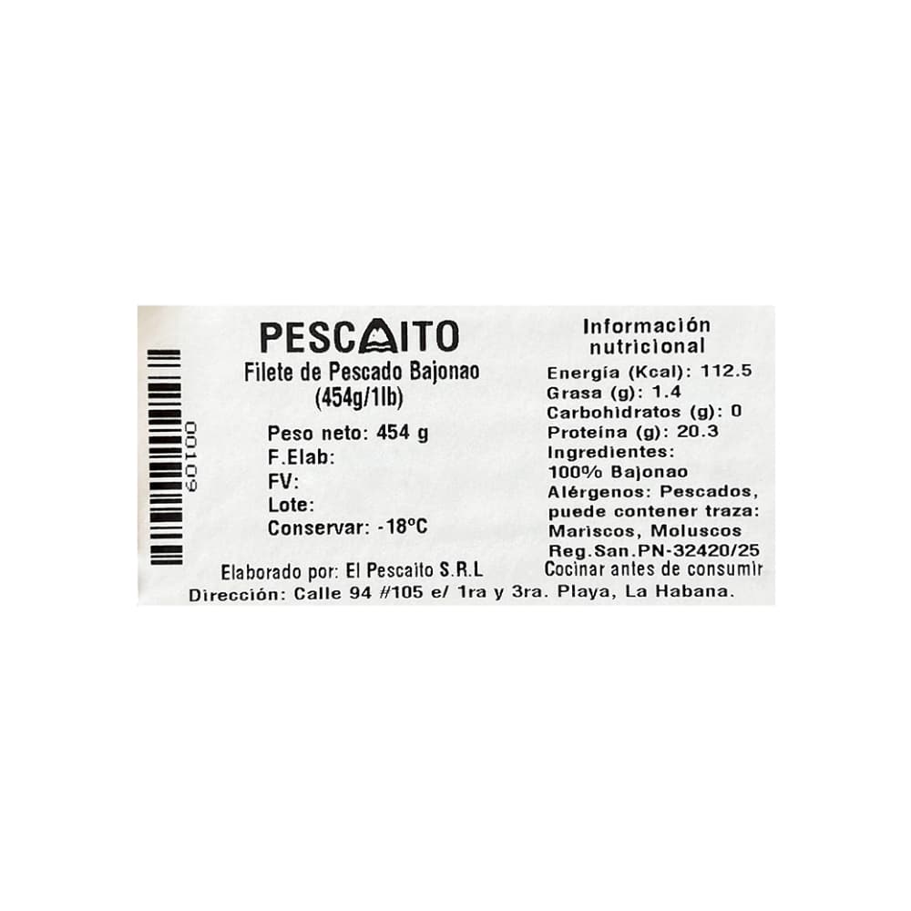 Filete de pescado bajonado Pescaito (454 g / 1 lb) - Miniatura 3