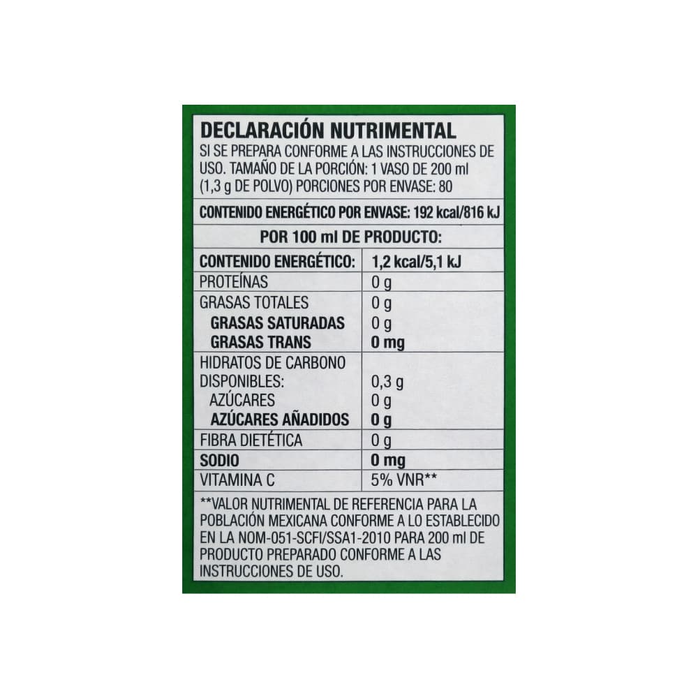 Refresco instantáneo sabor mandarina Zuko (13 g) - Miniatura 3