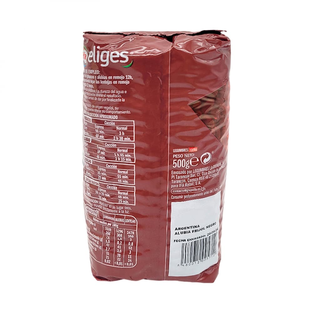Frijol negro Ifa Eliges (500 g / 1.1 lb) - Miniatura 4