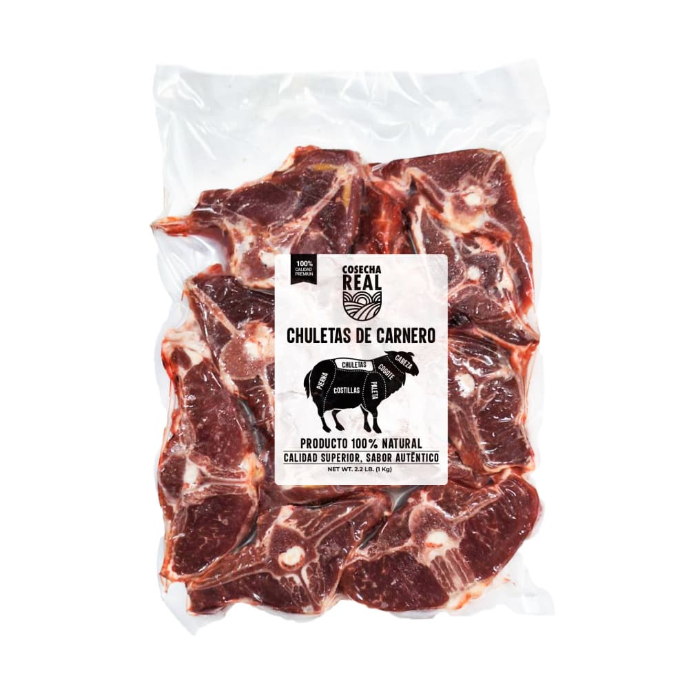 Chuletas de lomo de carnero Cosecha Real (1 kg / 2.2 lb) - Miniatura 2
