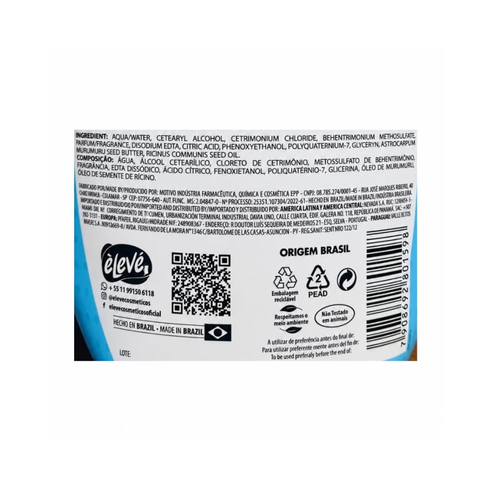 Tratamiento 3 en 1 para Cabello Ondulado, Rizado y Crespos Èlevé (1 kg / 2.2 lb) - Miniatura 3
