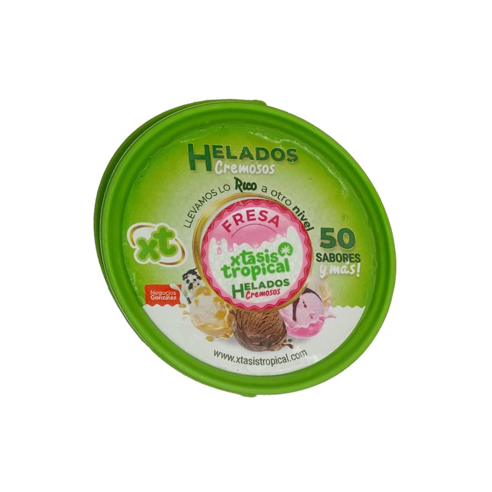 Helado cremoso sabor fresa Xtasis Tropical (500 ml) - Miniatura 3