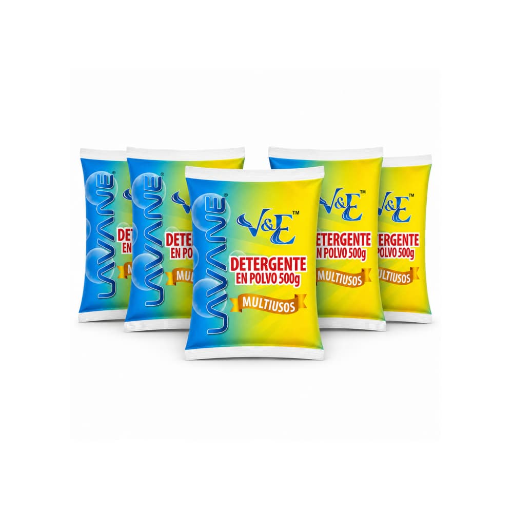 Detergente en polvo multiuso con aroma floral Lavane (5 x 500 g / 1.1 lb) - Miniatura 1