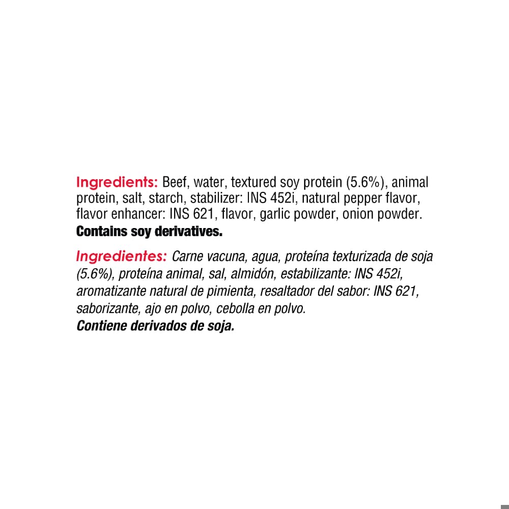 Caja de hamburguesa de carne de res Yeya (60 x 80 g / 2.8 oz) - Miniatura 4