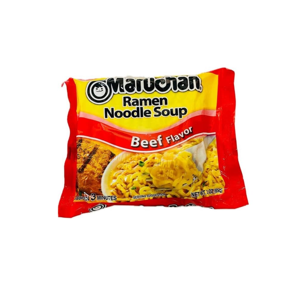 Sopa de fideos sabor a res Maruchan (85 g / 3 oz) - Miniatura 4