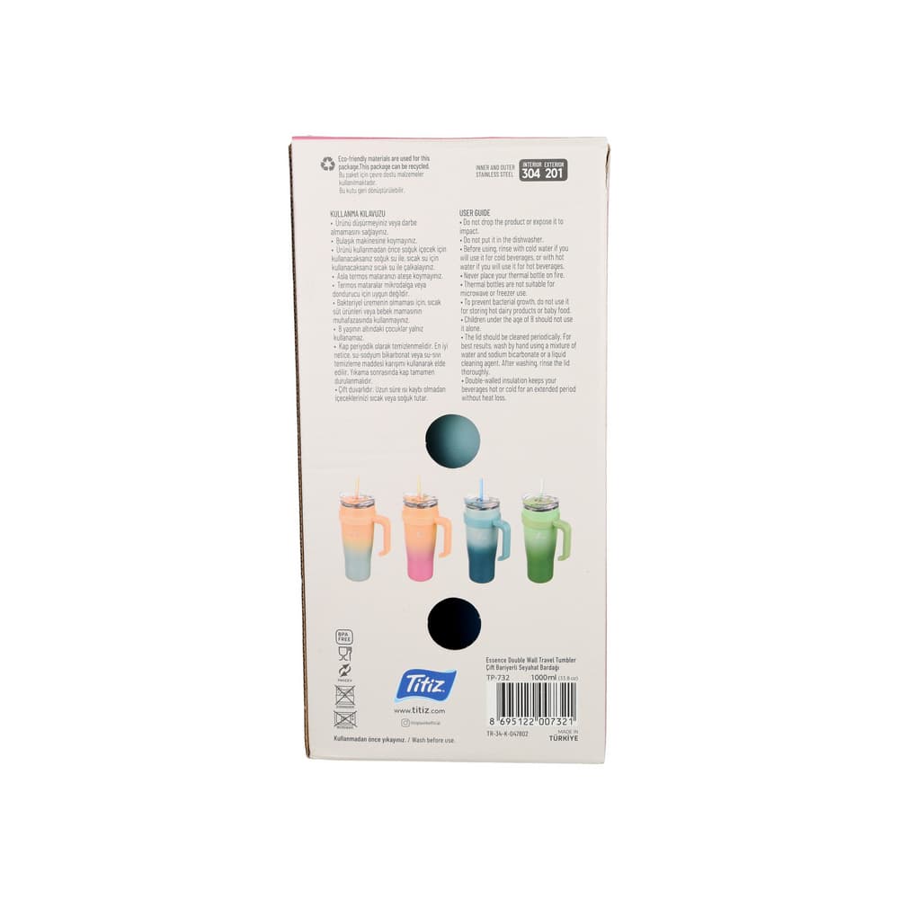 Vaso térmico de acero inoxidable Titiz froska - Miniatura 4