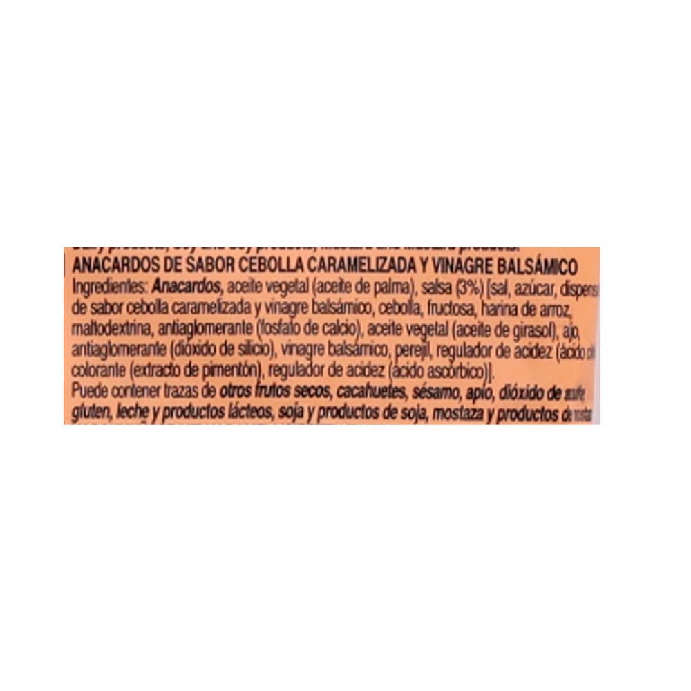 Semillas de marañón con sabor a cebolla caramelizada y vinagre balsámico List Nuts (120 g / 4.23 oz) - Miniatura 4