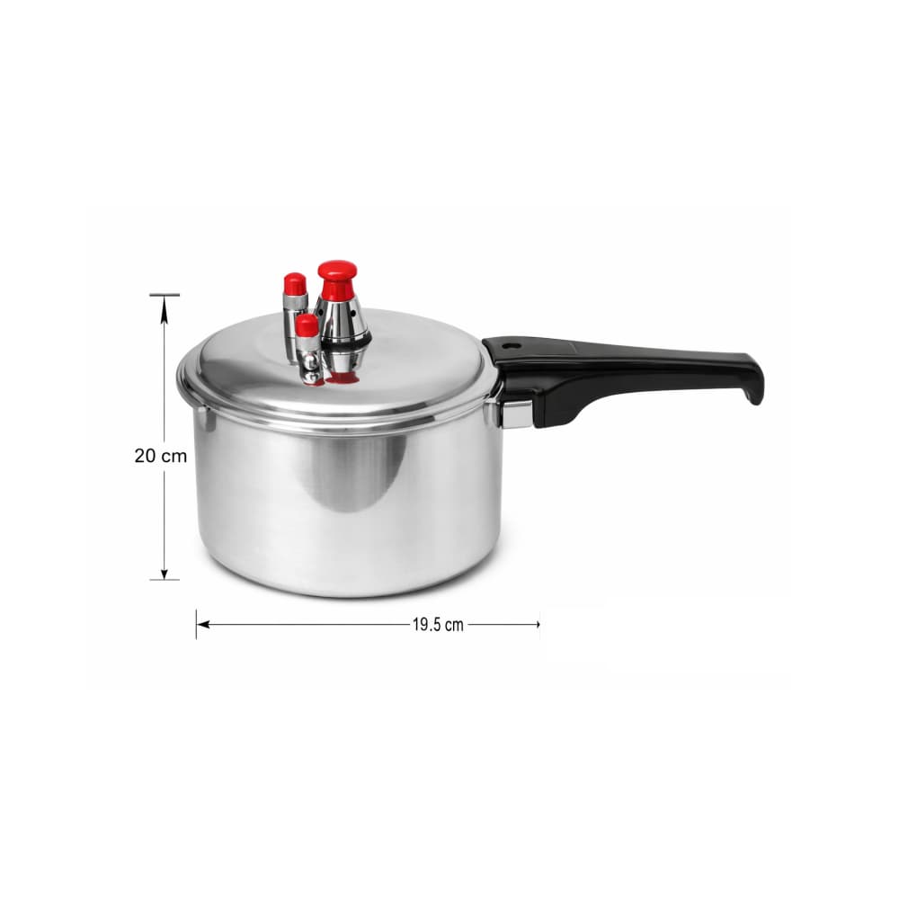 Olla de alta presión de aluminio 3 L Beiyan - Miniatura 2