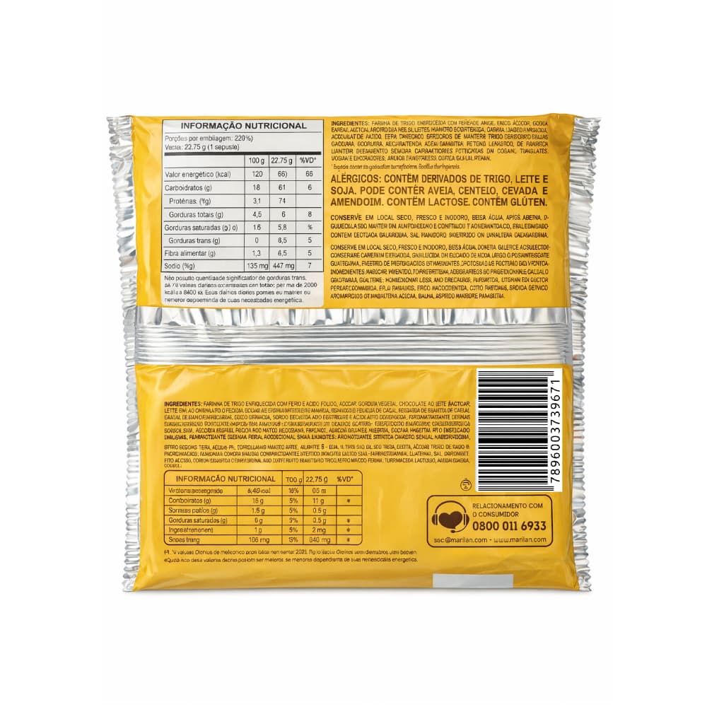 Galleta salada con relleno sabor a pan con jamón y queso Pit Stop Marilan (91 g / 3.2 oz) - Miniatura 3
