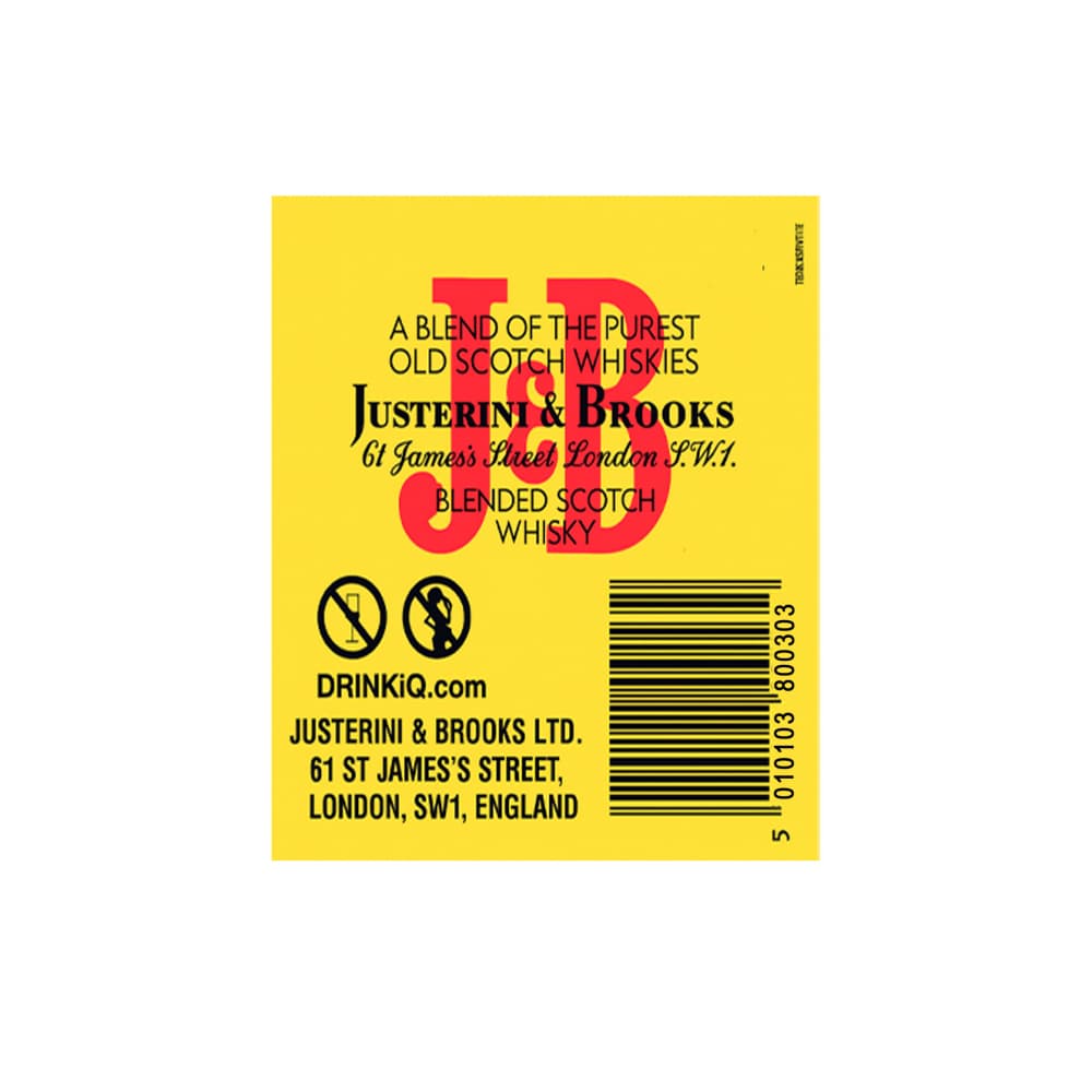 Whisky escocés mezclado Justerini & Brooks (750 ml) - Miniatura 3