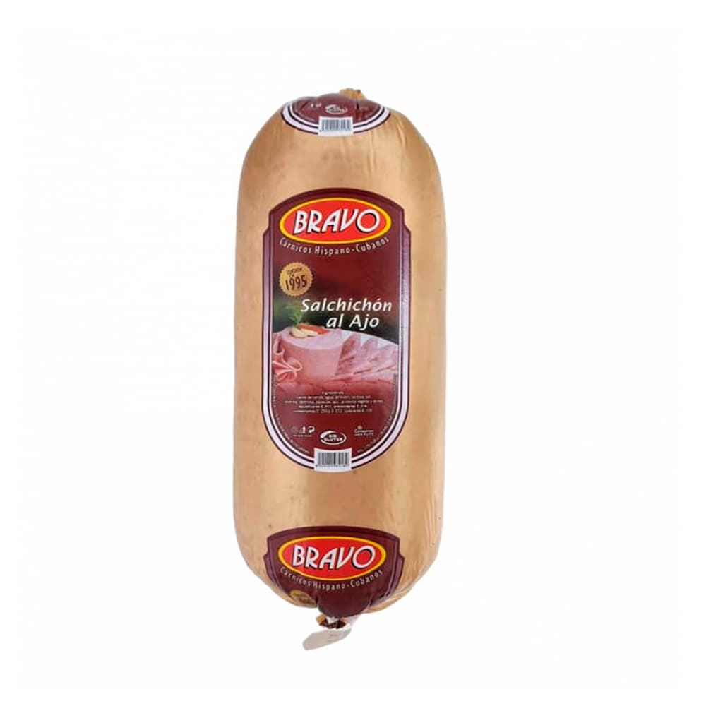 Salchichón al ajo Bravo (2 kg / 4.4 lb) - Imagen 1