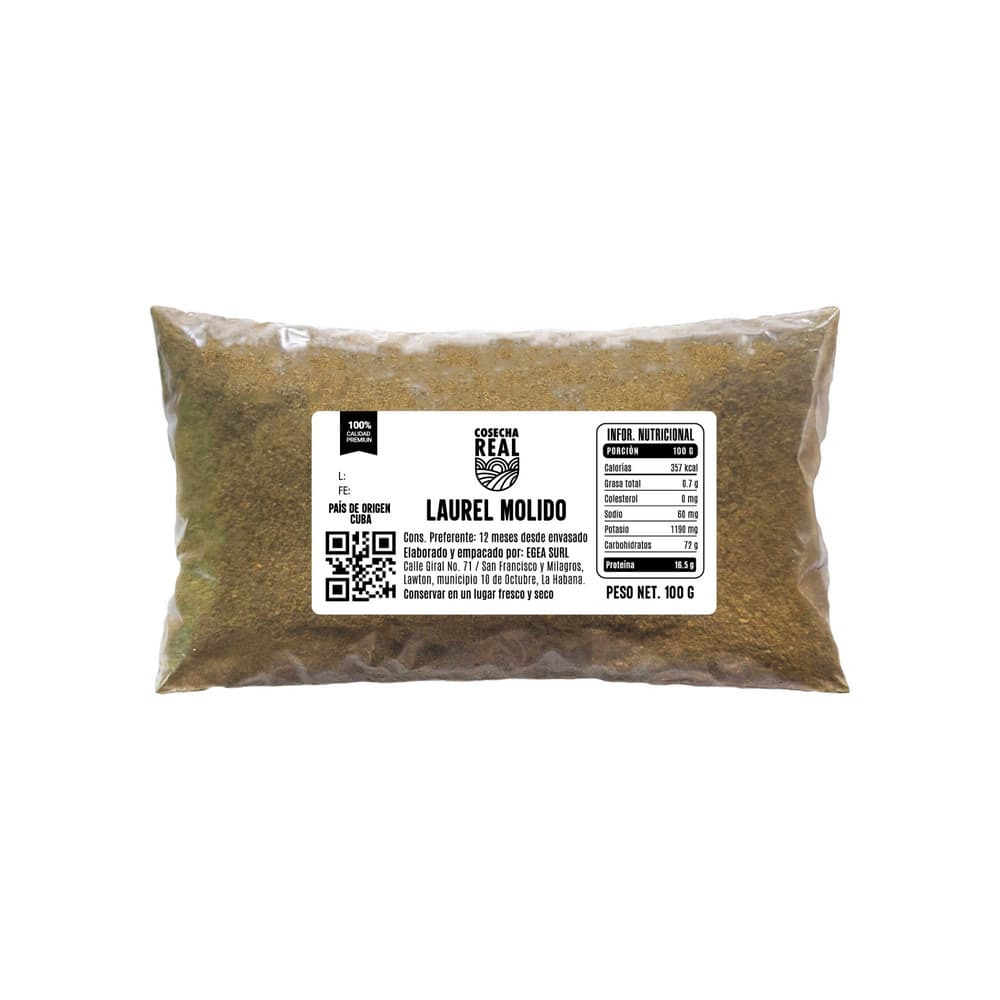 Laurel molido Cosecha Real (100 g / 3.52 oz) - Imagen 1