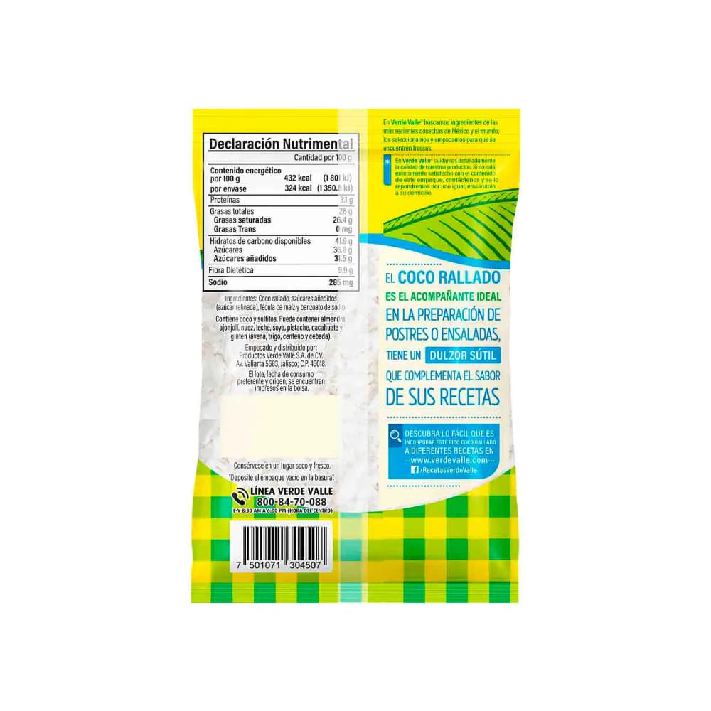 Coco rallado Verde Valle (75 g / 2.64 oz) - Miniatura 2