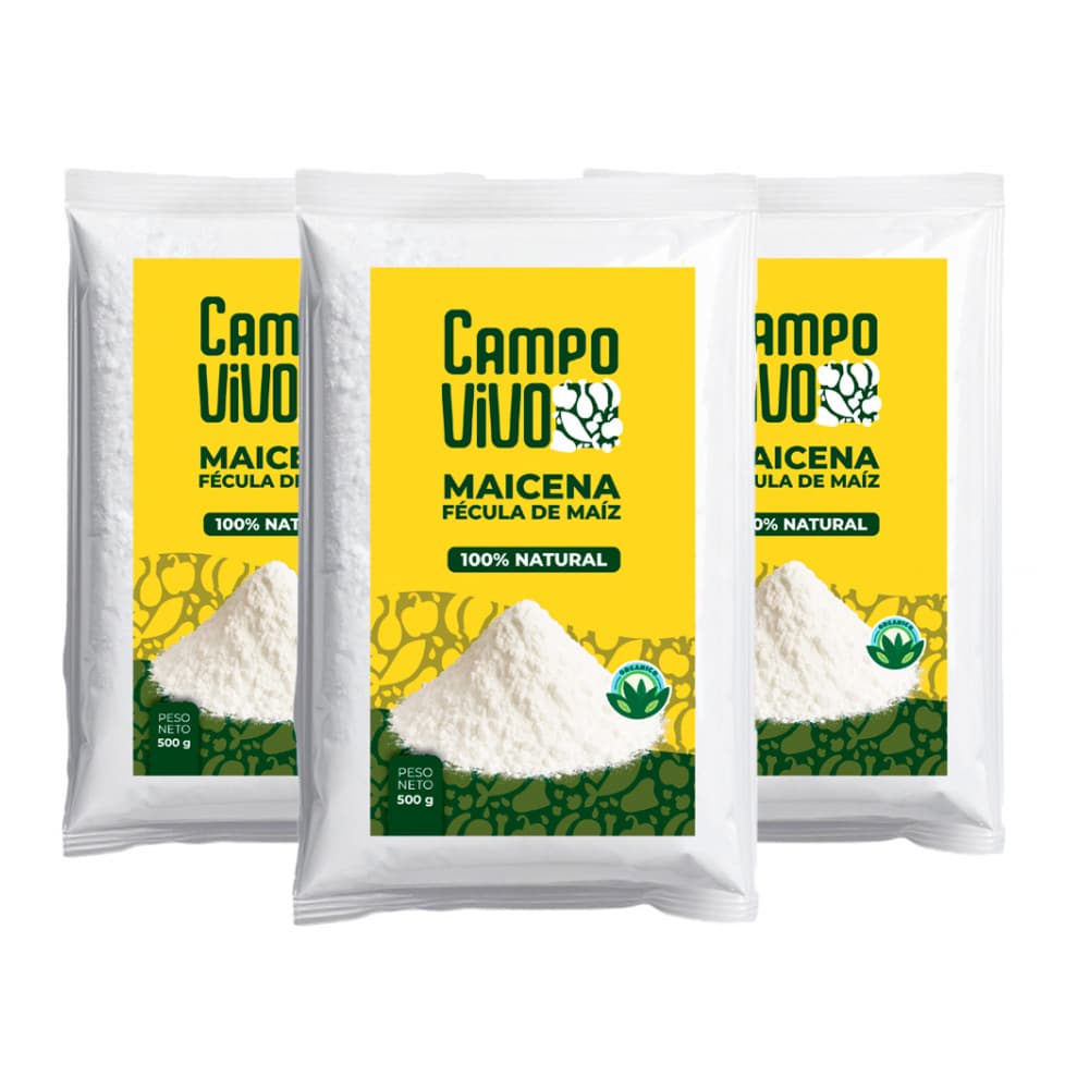 Maicena Campo Vivo (3 x 500 g / 1.1 lb) - Imagen 1