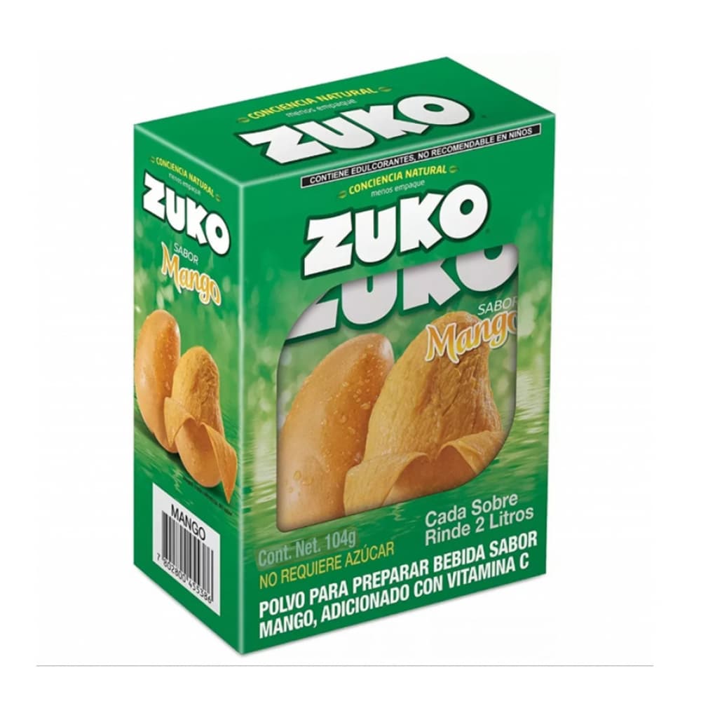 Refresco instantáneo sabor mango Zuko (104 g / 3.67 oz) - Imagen 1