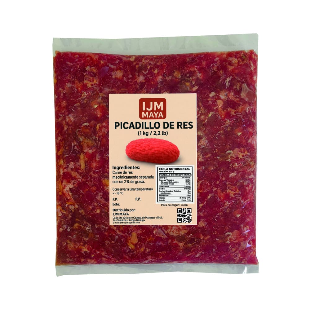 Picadillo de res IJM Maya (1 kg / 2.2 lb) - Miniatura 2