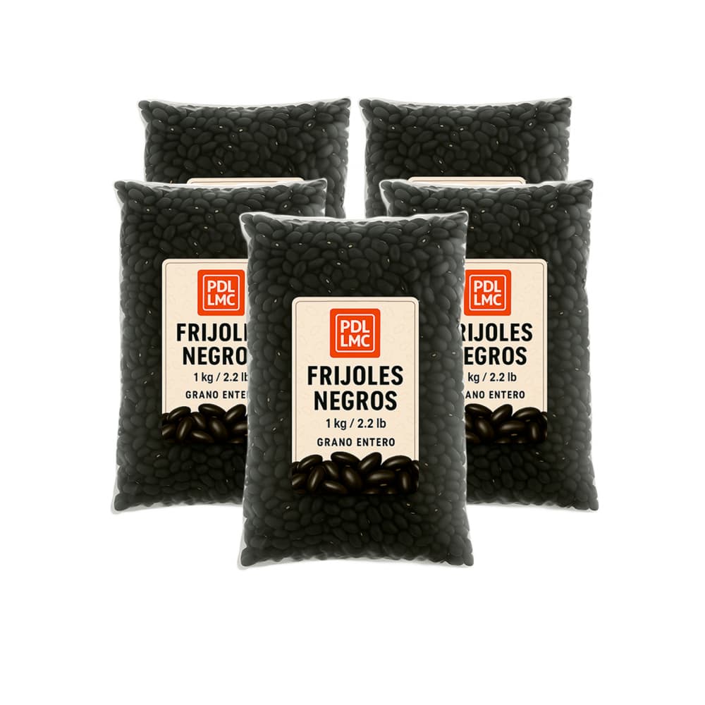 Frijoles negros (5 x 1 kg / 2.2 lb) - Imagen 1