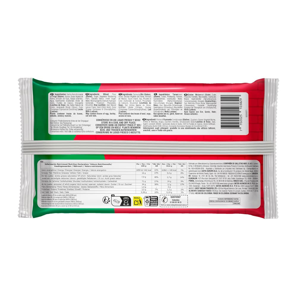 Galletas dulces rellenas con crema sabor limón Festival (403 g / 14.2 oz) - Miniatura 3