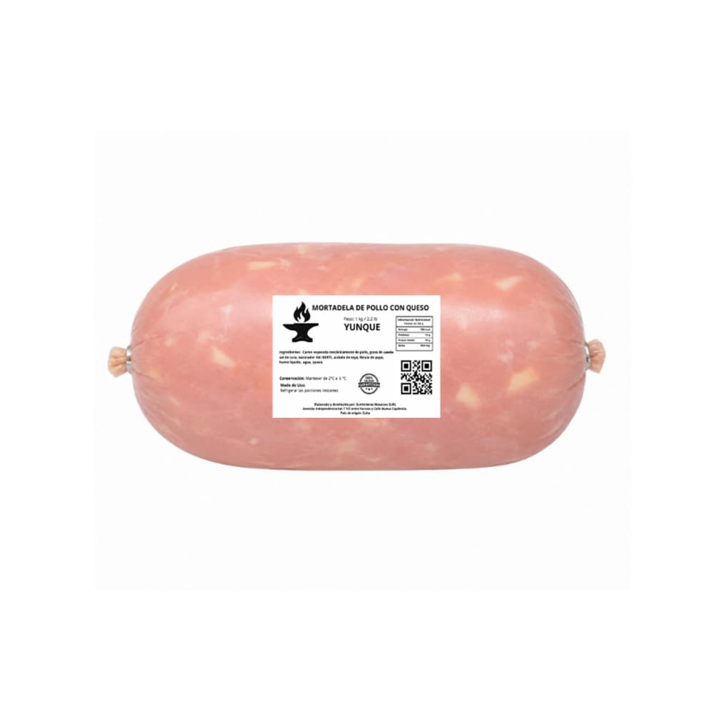 Mortadela de pollo con queso Yunque (1 kg / 2.2 lb) - Miniatura 2