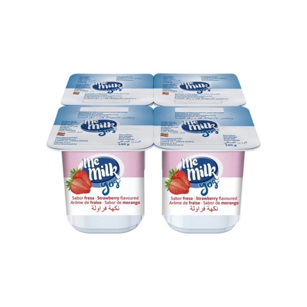Yogur sabor a fresa Me Milk (4 x 120 g / 4.23 oz) - Miniatura 3