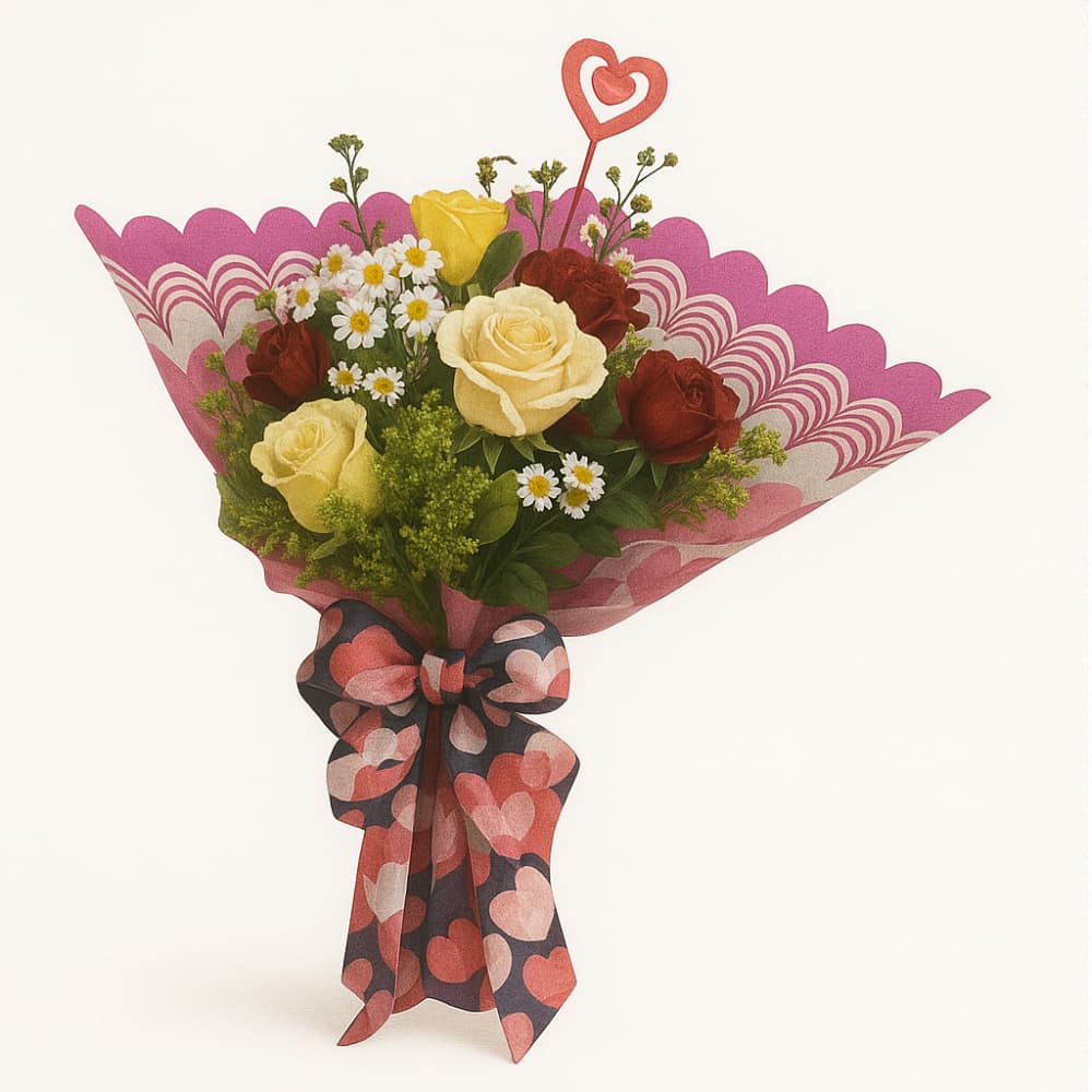 Ramo de 7 rosas - Imagen 1