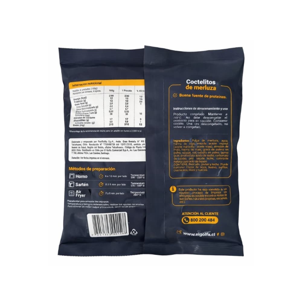 Coctelitos de merluza El Golfo (400 g / 14.1 oz) - Miniatura 4