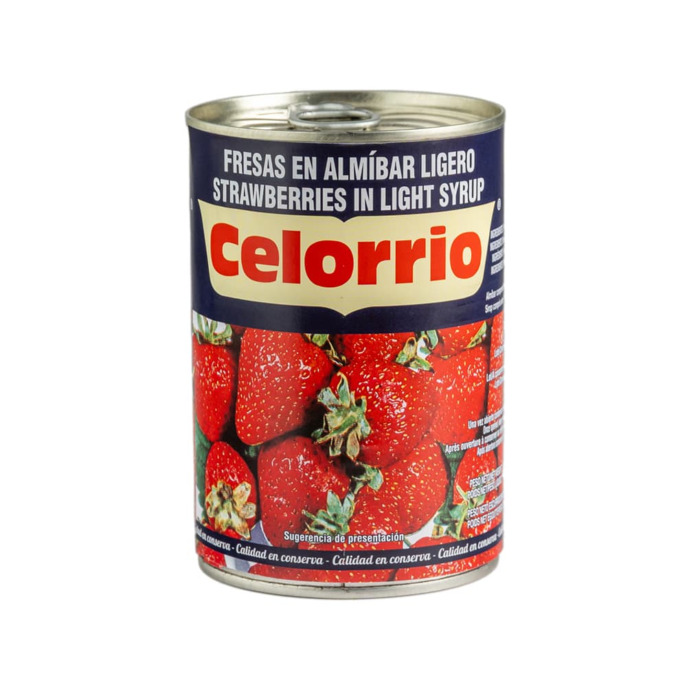 Fresas en almíbar ligero Celorrio (410 g / 14.46 oz) - Imagen 1