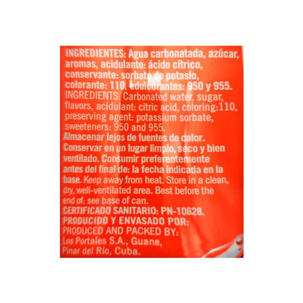 Refresco sabor naranja Ciego Montero (6 x 355 ml) - Miniatura 4