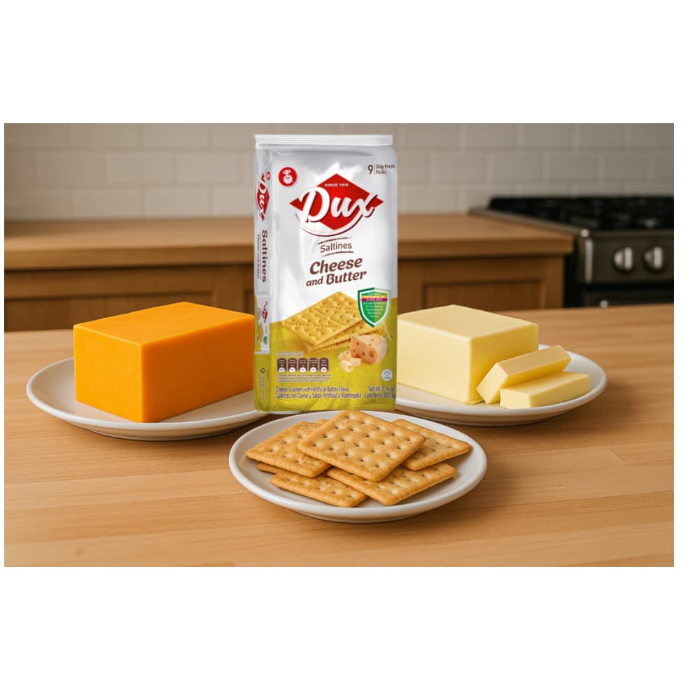 Galletas saladas sabor queso y mantequilla Dux (202.5 g / 7.14 oz) - Miniatura 4