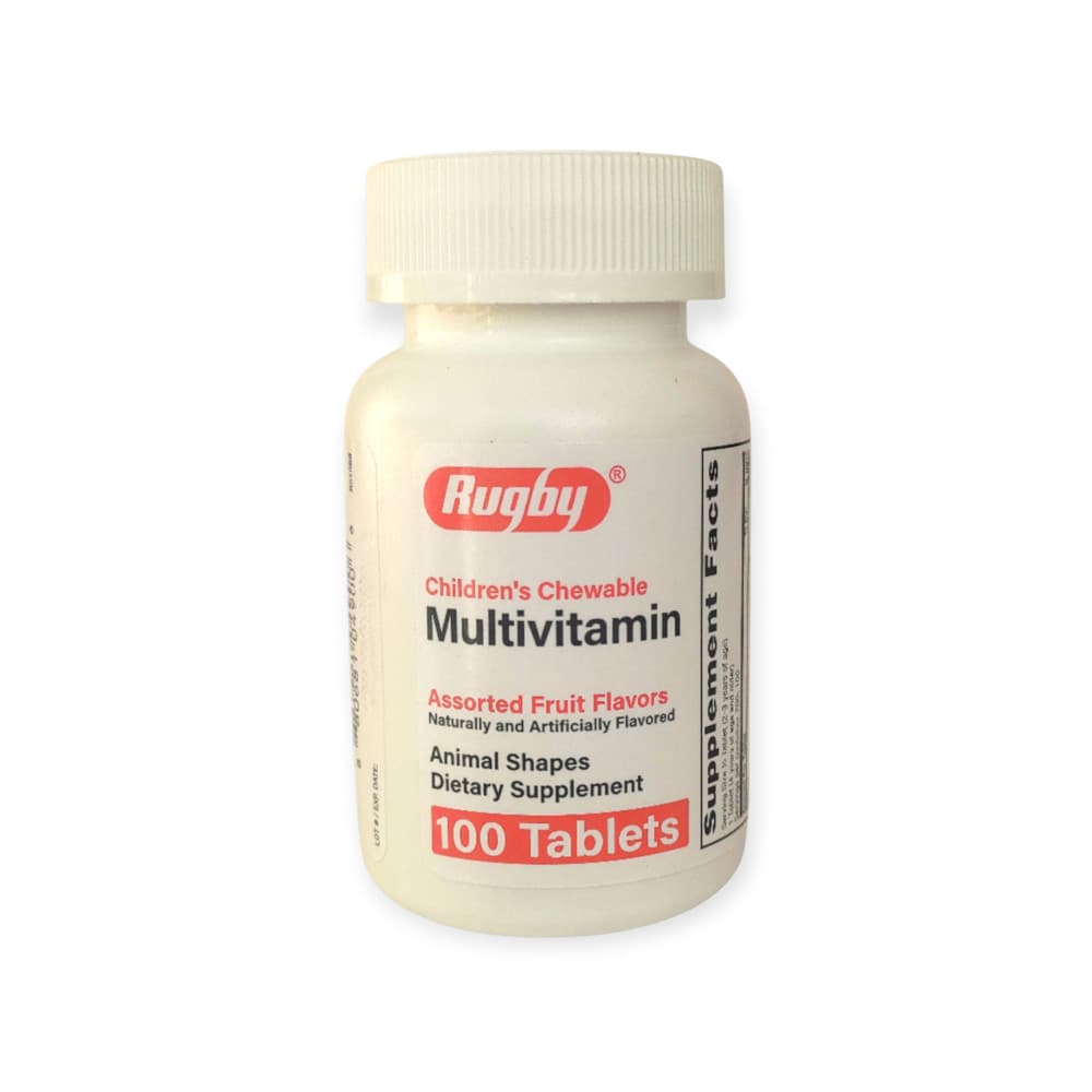 Multivitaminas masticables para niños Rugby (100 tabletas) - Miniatura 4