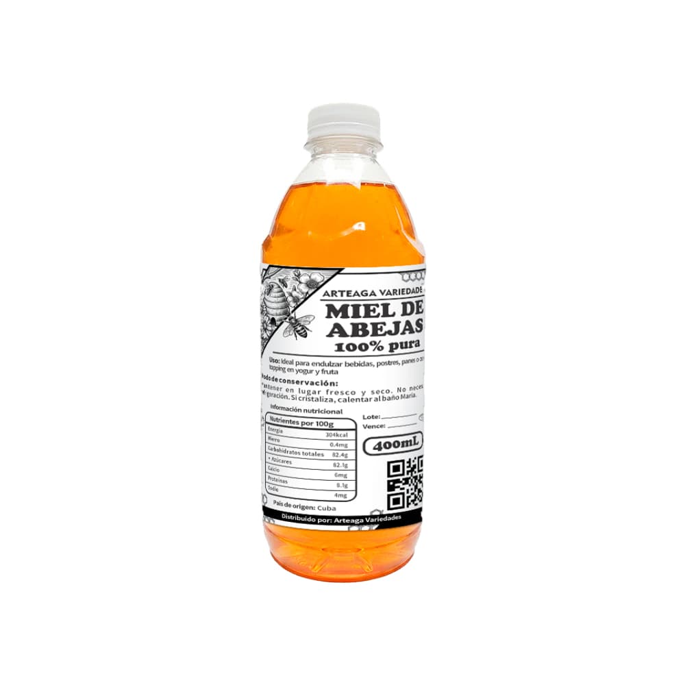 Miel de abejas 100% pura Arteaga Variedades (400 ml) - Miniatura 1