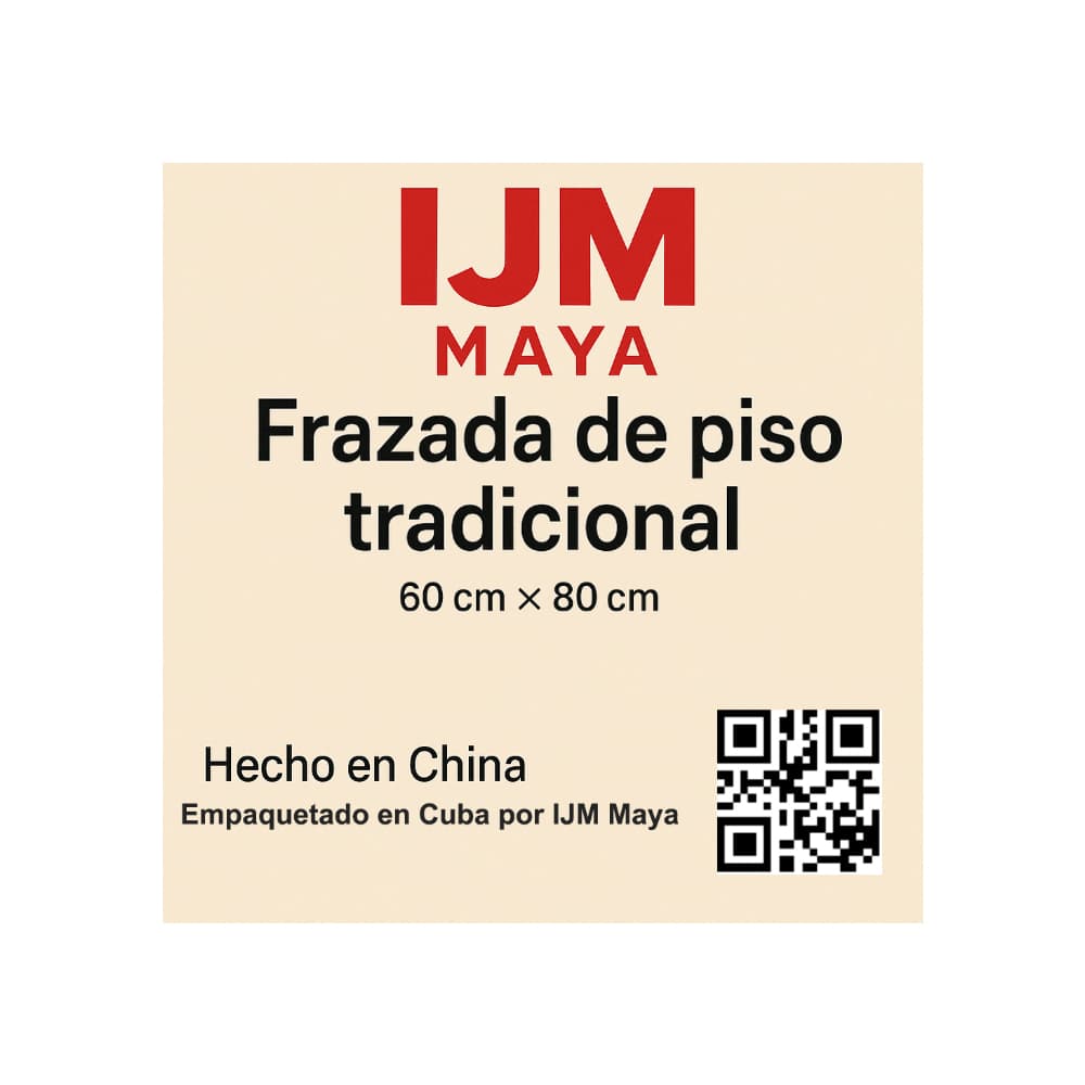 Frazada de piso tradicional 60 x 80 cm IJM Maya - Miniatura 2