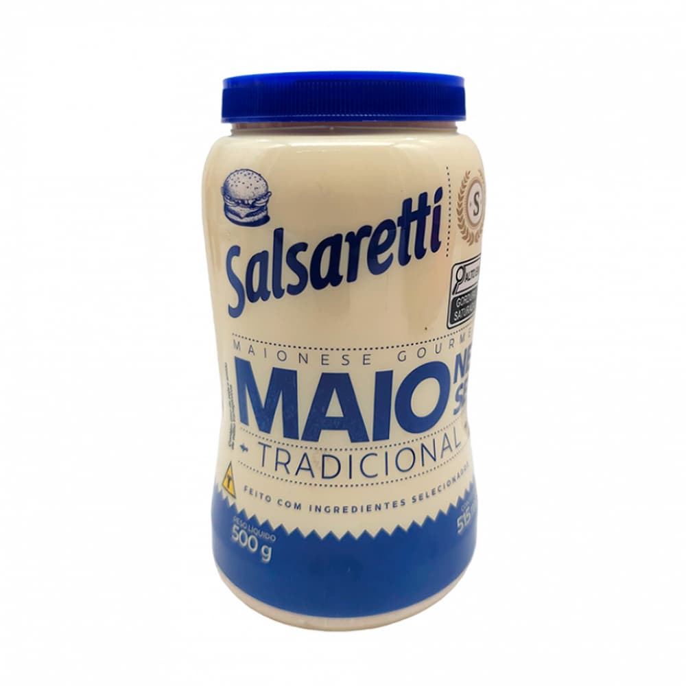 Mayonesa tradicional Salsaretti (500 g / 1.10 lb) - Imagen 1