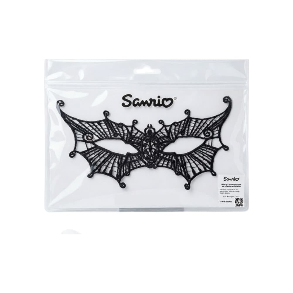 Máscara o antifaz negro para fiestas y disfraces Sanrio - Miniatura 3
