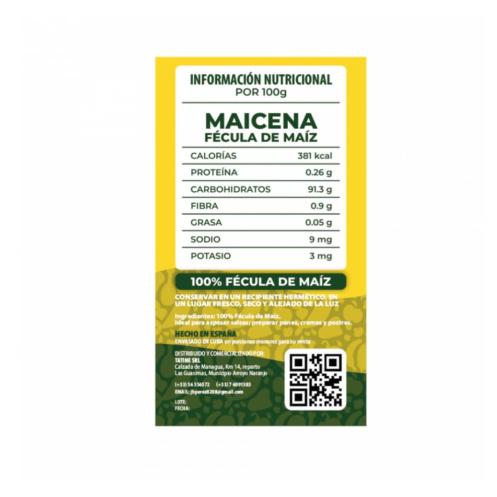 Maicena Campo Vivo (6 x 500 g / 1.1 lb) - Miniatura 2
