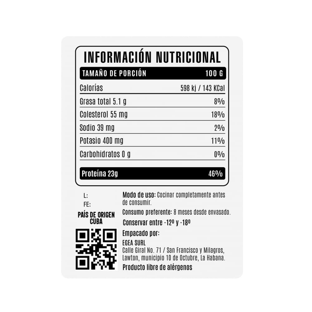 Pescado bonito en rodajas Cosecha Real (1 kg / 2.2 lb) - Miniatura 4