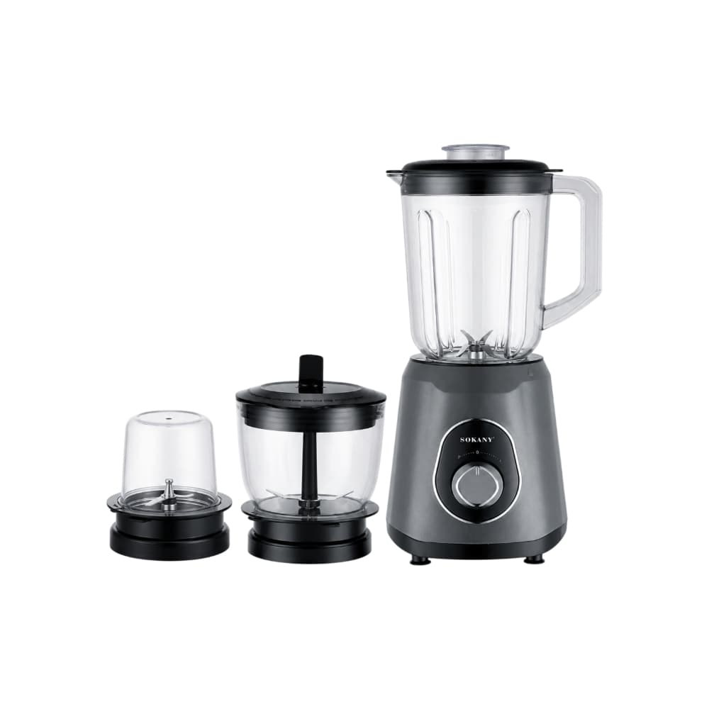 Batidora multipropósito con molino y picador 1.6 L Sokany SK-03036 - Miniatura 1