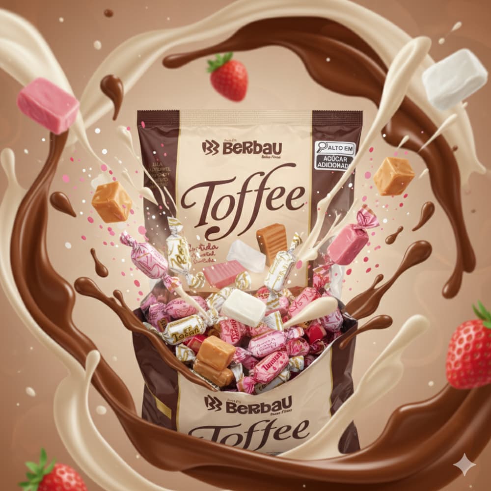 Caramelos masticables surtidos Toffee Berbau (250 g / 8.81 oz) - Miniatura 5
