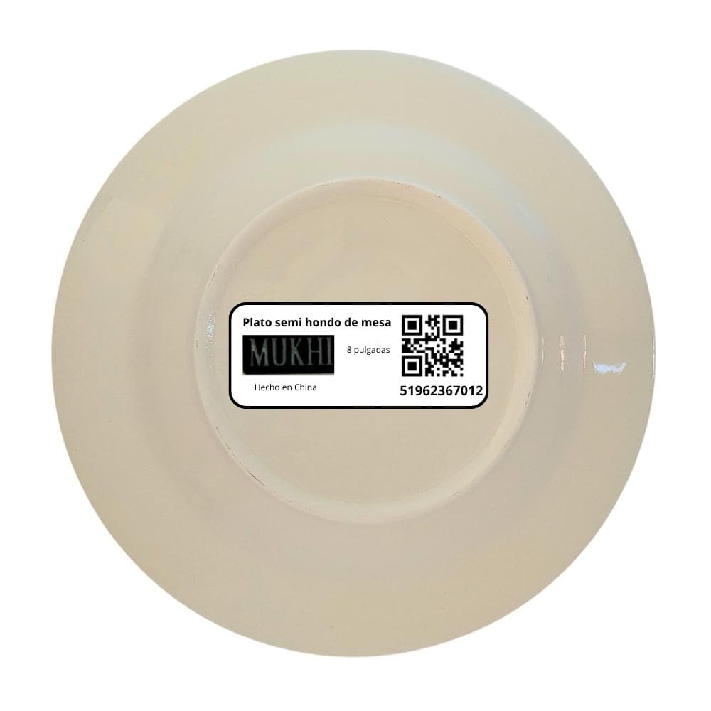 Plato semi hondo Mukhi - Miniatura 4