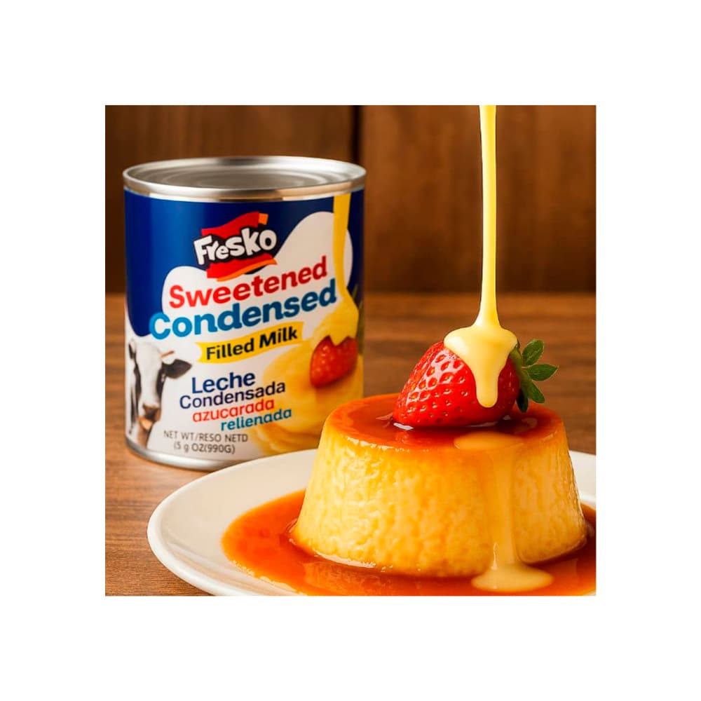 Leche condensada rellena Fresko (390 g / 13.8 oz) - Miniatura 5