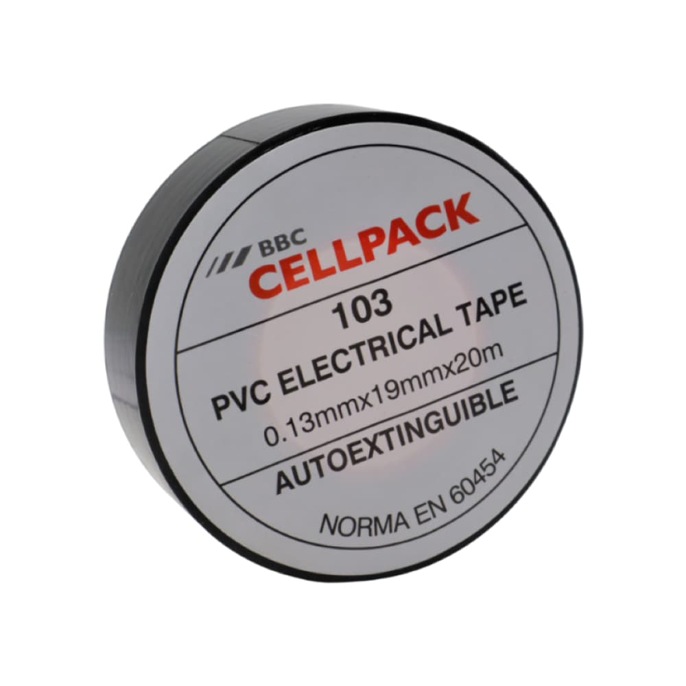 Cinta aislante -Teipe- de PVC color negro Cellpack - Miniatura 4