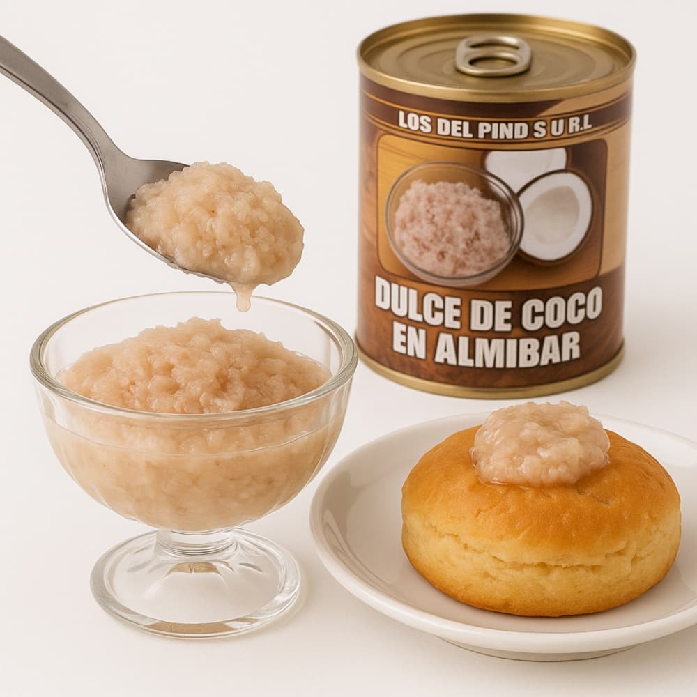 Dulce de coco en almíbar Los del Pino (470 g / 1.04 lb) - Miniatura 4