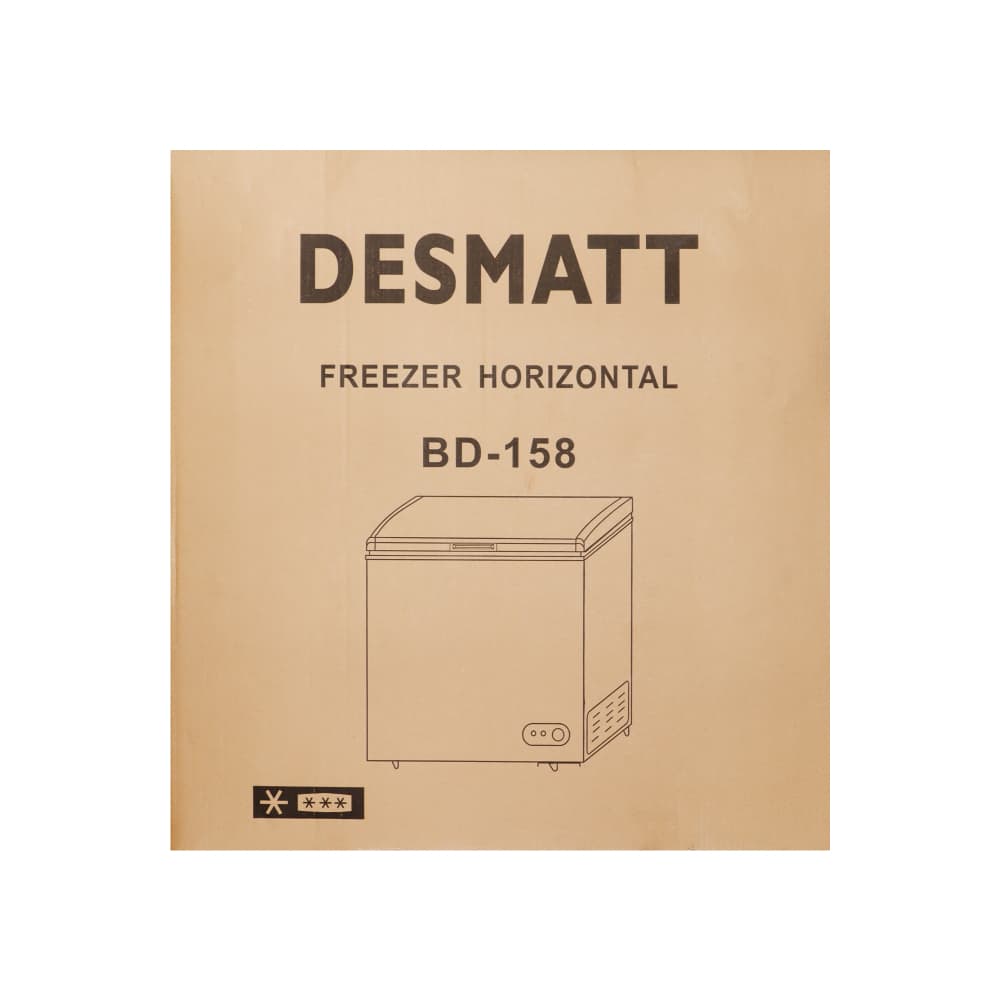 Congelador horizontal freezer de 158 L color blanco Desmatt BD-158 - Miniatura 2