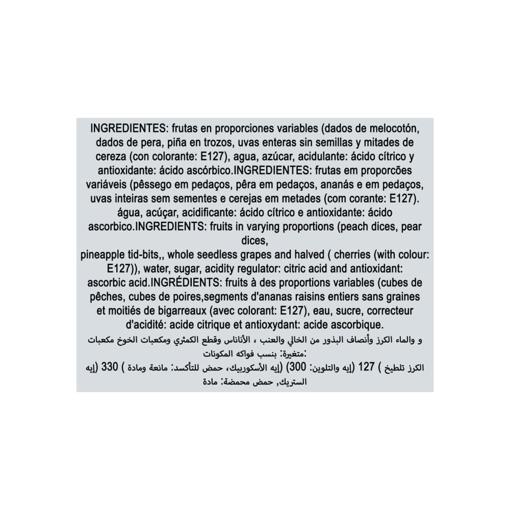 Coctel de frutas en almíbar ligero Sol de Archena (420 g / 14.82 oz) - Miniatura 4