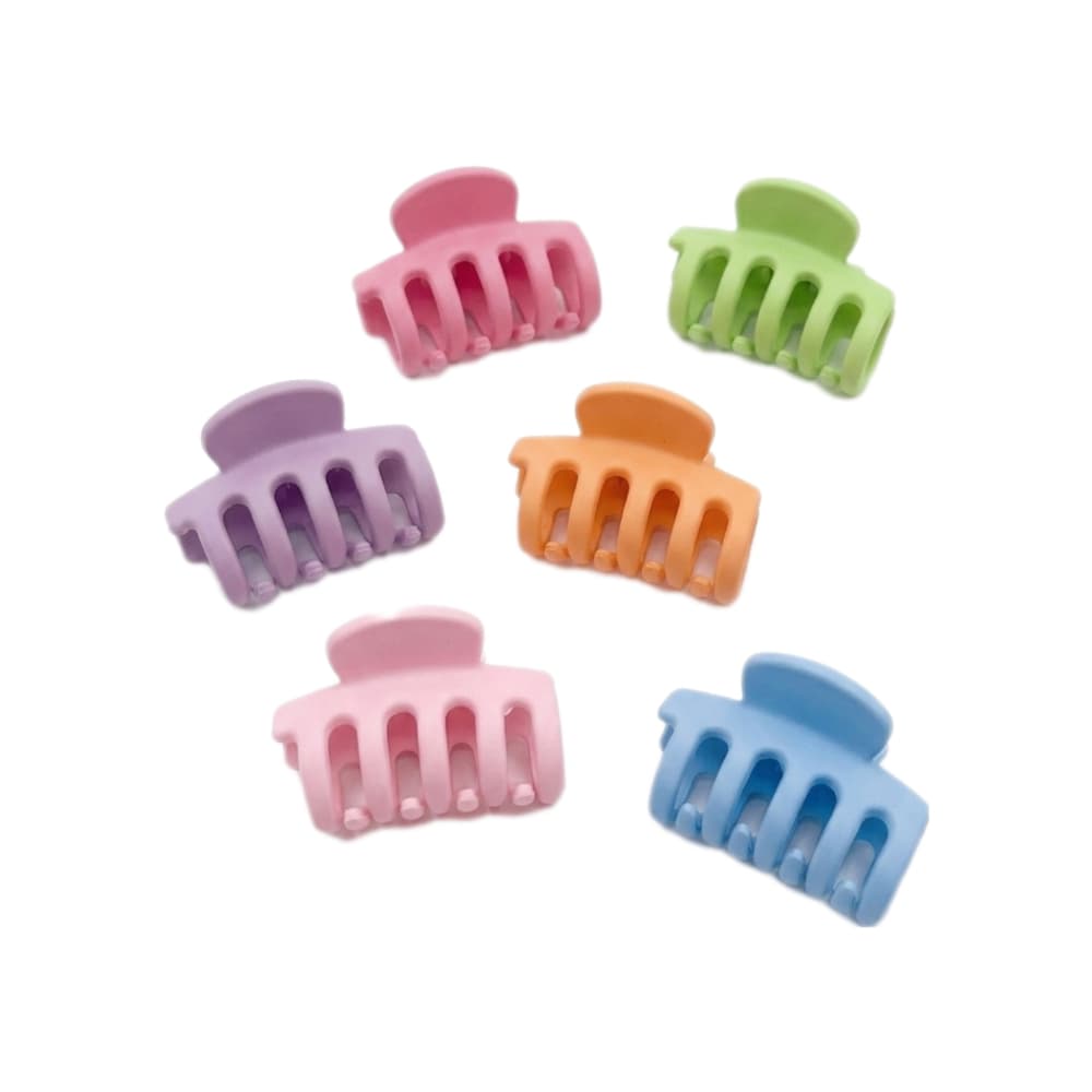 Set de 6 mini pinzas - garritas para cabello XL Soluciones - Miniatura 1