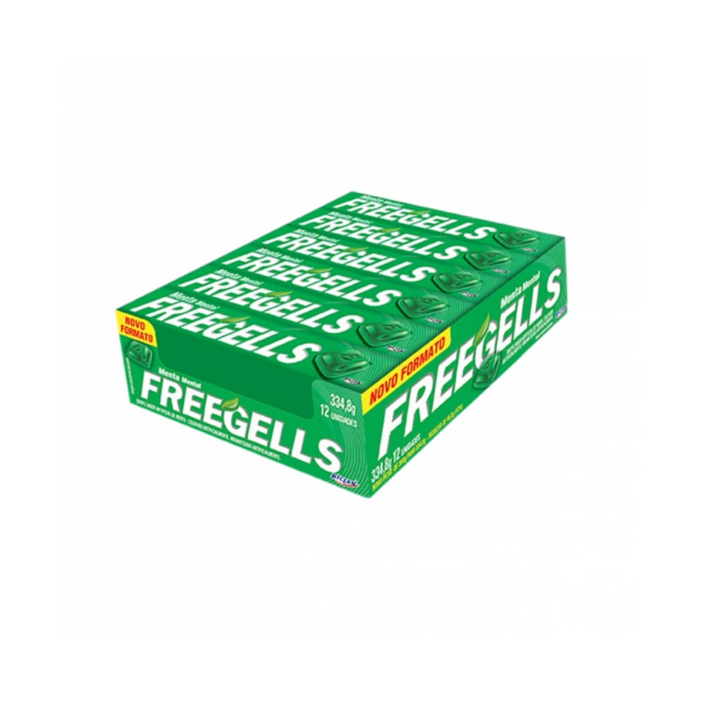 Caramelos duros sabor a menta Freegells (334.8 g / 11.8 oz) - Imagen 1