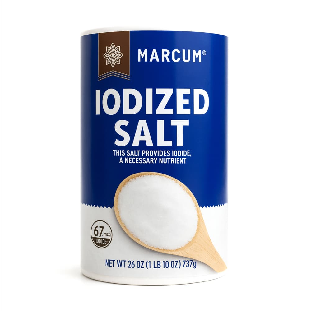 Sal yodada Marcum (737 g / 1.6 lb) - Imagen 1