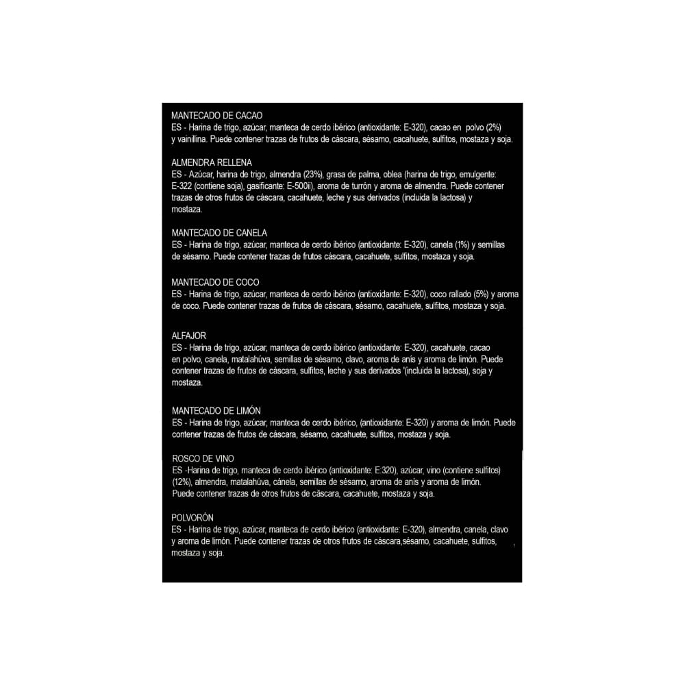 Surtido de mantecados y polvorones El Artesano (600 g / 21.16 oz) - Miniatura 3